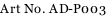 Art No. AD-P003